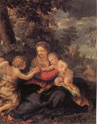 Pietro da Cortona Holy Family Resting on the Flight to Egypt France oil painting artist